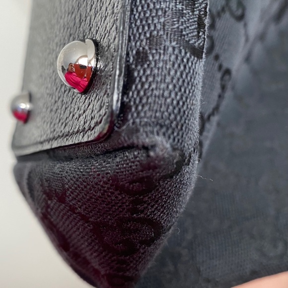 Gucci Black Monogram Mini Tote - Picture 15 of 15